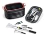 Picnic Time 6 Piece Rebel Garden Tool Kit With Expandable Plastic Bin 744-00-175