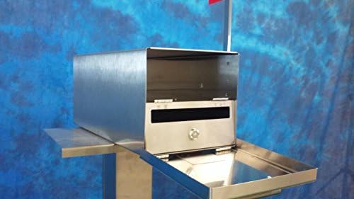 The Breadbox Handmade Stainless Steel Mailbox SMALL Locking MAILBOX