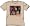 Star Trek GUESS WHO WON'T BE MAKING IT BACK Adult Khaki T-shirt, Small
