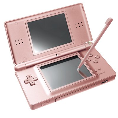 Childrens Toyshop  Video Games : Nintendo DS Lite Metallic Rose