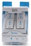 Nintendo Wii Dual Charge Station AC with 2 Rechargeable Batteries