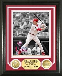 Buy Phillies Chase Utley 24KT Gold Coin Photo Mint by Highland Mint