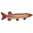 Muskie Mike Folk Art Fish