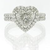 2.92ct Heart Shape Diamond Engagement Anniversary Ring