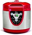 MaxiMatic EPC-607 Elite Platinum 6-Quart Digital Electronic Pressure Cooker, Red