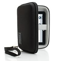 USA Gear Protective Hard Shell Carrying Case for Garmin nuvi 1450LMT , 2360LMT , 3790LMT , 3597LMTHD and Many More Garmin , TomTom and Magellan 4.3' - 5.0' Portable GPS Navigation Units ** Includes Cleaning Kit **