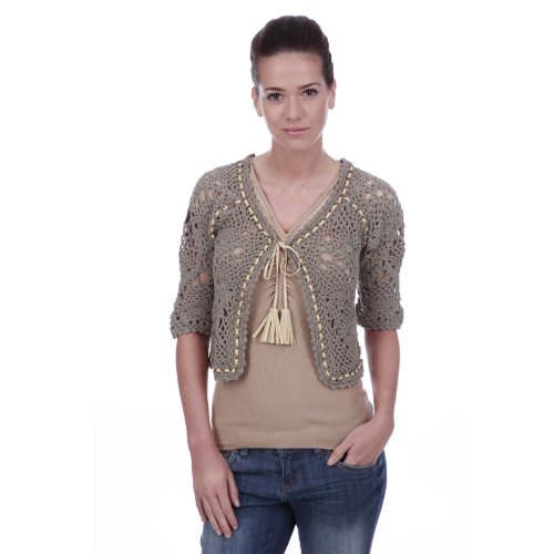 Morgan – Strickjacke – Damen – khaki – Taille L (FR: L)