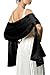 Justmydress Satin Wrap Shawl for Evening Wedding Party Formal 68 Inch Long with 5 Colors