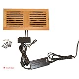 CabCool1202 Dual 120mm Fan Cooler Kit with Custom Wood Grill/Thermal Controller