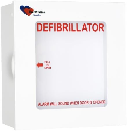 Welch Allyn Compact Wall Cabinet with Visual Alert and Audible Alarm for AED Model 10