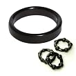 Doc Johnson Titanmen Metal Cock Ring Black Adult Sex Toy Kit