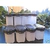 Tupperware 8 Pc Set of Spice Containers Large and Small