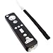 Bargaincell- Seal Retail Packing Nintendo Wii Remote Controller Durable & Flexible Black Silicone Skin Cover Case with Wrist Strap
