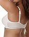 Just My Size Women's Side & Back Smoothing Wire Free Bra, White, 42B