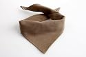 natubini Baby- und Kinder-Bandana, schokobraun, uni, Größe ca. 55cmx30cm