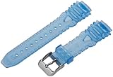 TechnoMarine 9302 MoonSun 15-mm Baby Blue Gel Strap with Single-Buckle