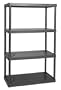 Gracious Living 91000-1C Four Shelf Storage System Light Duty Solid Shelf Design