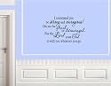 I COMMAND YOU BE STRONG AND COURAGEOUS Vinyl wall lettering stickers quotes and sayings home art decor decal