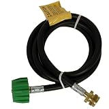 Solaire Portable Grill Tank Adapter For 20 Lb Propane Tanks With 6 Foot Hose