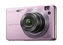 Sony Cyber-shot DSC-W120/P - Digital camera - compact - 7.2 Mpix - optical zoom: 4 x - supported memory: MS Duo, MS PRO Duo - pink