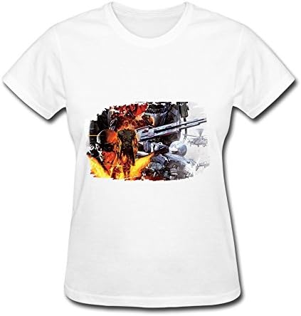 Cartoon Artworks Metal Gear Solid V The Phantom Pain Womens White T Shirt