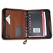Office Products : DAY - TIMER Desk RUGGED Distressed Brown Leather Planner