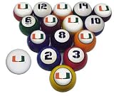 Miami Hurricanes Billiard Balls