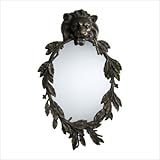 IMAGE OF Tiger Mirror in Antique Brass