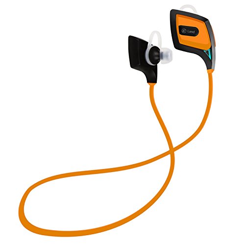 Bluetooth Headphones, Bengoo Wireless Universal HandsFree 4.1 Bluetooth Headset Headphone Earphone [Built-in microphone] for iPhone, Samsung, LG, PC Laptop, and Other Bluetooth Device - Orange