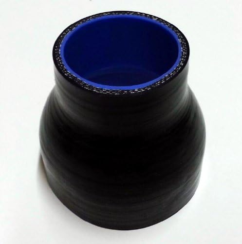 1.75"<2" Silicone Hose Transition Coupler (black)