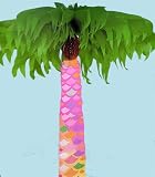 Outdoor Living : 6ft HANGING PALM TREE DECORATION HAWAIIAN LUAU PARTY