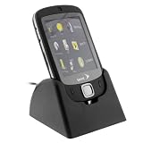HTC Touch P3450 Smartphone Accessory Bundle - 2-In-1 USB Hot Sync Charging Cradle with AC Charger + Standard Lithium-Ion Battery + Car Charger with Ic Chip + Premium Reusable LCD Screen Guard Protector with Lint Cleaning Cloth By Ikross