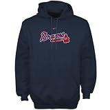 Nike Atlanta Braves Navy Blue Pre-Game Sweatshirt