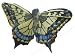 Accent Design Floral and Garden Accents Swallowtail Butterfly 2 1/4