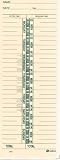 Adams Time Cards, Named Day Format, 3.4 x 9 Inches, Manila, 1-Sided, 1000 Count (9659-1000)