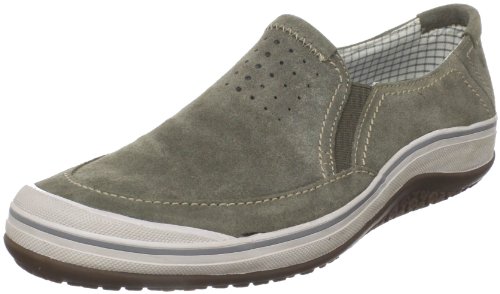 Clarks Men's Bloodhound Slip-On Shoe,Olive Suede,12 M US