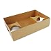 Southern Champion Tray 0120 Kraft Paperboard 4 Corner Pop Up Food and Drink Tray, 10" Length x 6-1/2" Width x 2-1/2" Height (Case of 250)