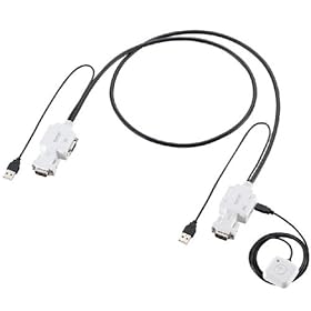 【クリックで詳細表示】ELECOM パソコン切替器 USB接続 KVM ケーブル型 KVM-CUN