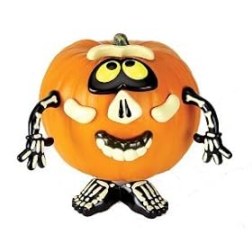 Paper Magic Group Spooky Home Decor, Pumpkin Push-In, Mr. Potato Head Skeleton