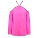 Sunward(TM)Women Fashion Irregular Strapless Chiffon Tops (XLarge, Hot Pink)