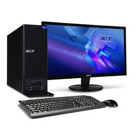 Acer AX3950-B3062 Desktop with P206H 20-Inch Widesreen LCD Display (Black)