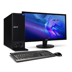 Acer AX3950-B3062 Desktop with P206H 20-Inch Widesreen LCD Display (Black)