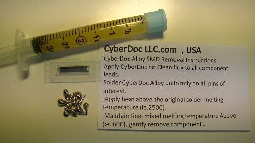 CyberDocLLC: iPad 1 FPC Digitizer Touchscreen SMD Connector part for repair OEM USA 1 X FPC connector and 1 QuickAlloy desoldering alloy