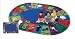 Carpets for Kids 57+15 Dewey Decimal Fun Rug Size: Rectangle 5'5 x 7'8