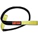 Stren Flex EEF1-901CB-4 Type 3 Heavy Duty Nylon Flat Eye and Eye Web Sling with Wrapped Body, 1 Ply, 1600 lbs Vertical Load Capacity, 4' Length x 1" Width, Yellow