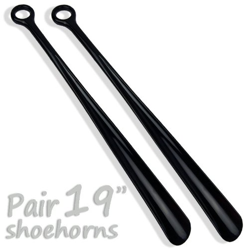 Pair Arm-Extender X-Long Shoe Horns - Over-sized Handle - 19