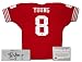 Steve Young San Francisco 49ers NFL Hand Signed Authentic Style Away Red Football Jersey