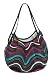 1355 - Megu Purse in Grey Psychedelia by Yak Pak