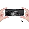 FAVI FE01-BL Mini 2.4GHz Wireless Keyboard with Mouse Touchpad (Black)