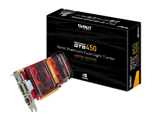 Palit GeForce 1024 MB GTS450 Sonic Platinum Twin Light Turbo Palit 128-bit GDDR5 PCI Express 2.0 x16 HDCP Ready SLI Support Video Card NE5S450LF1101 On Sale